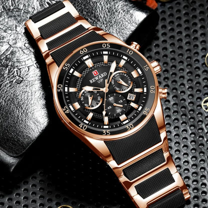 RELOJ CRONOGRAFO DE CUARZO RD81011M DE LUJO Y ALTA CALIDAD