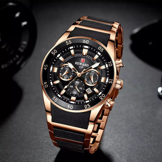 RELOJ CRONOGRAFO DE CUARZO RD81011M DE LUJO Y ALTA CALIDAD